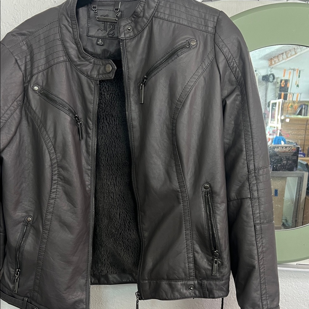 Men's Black Leather Jacket